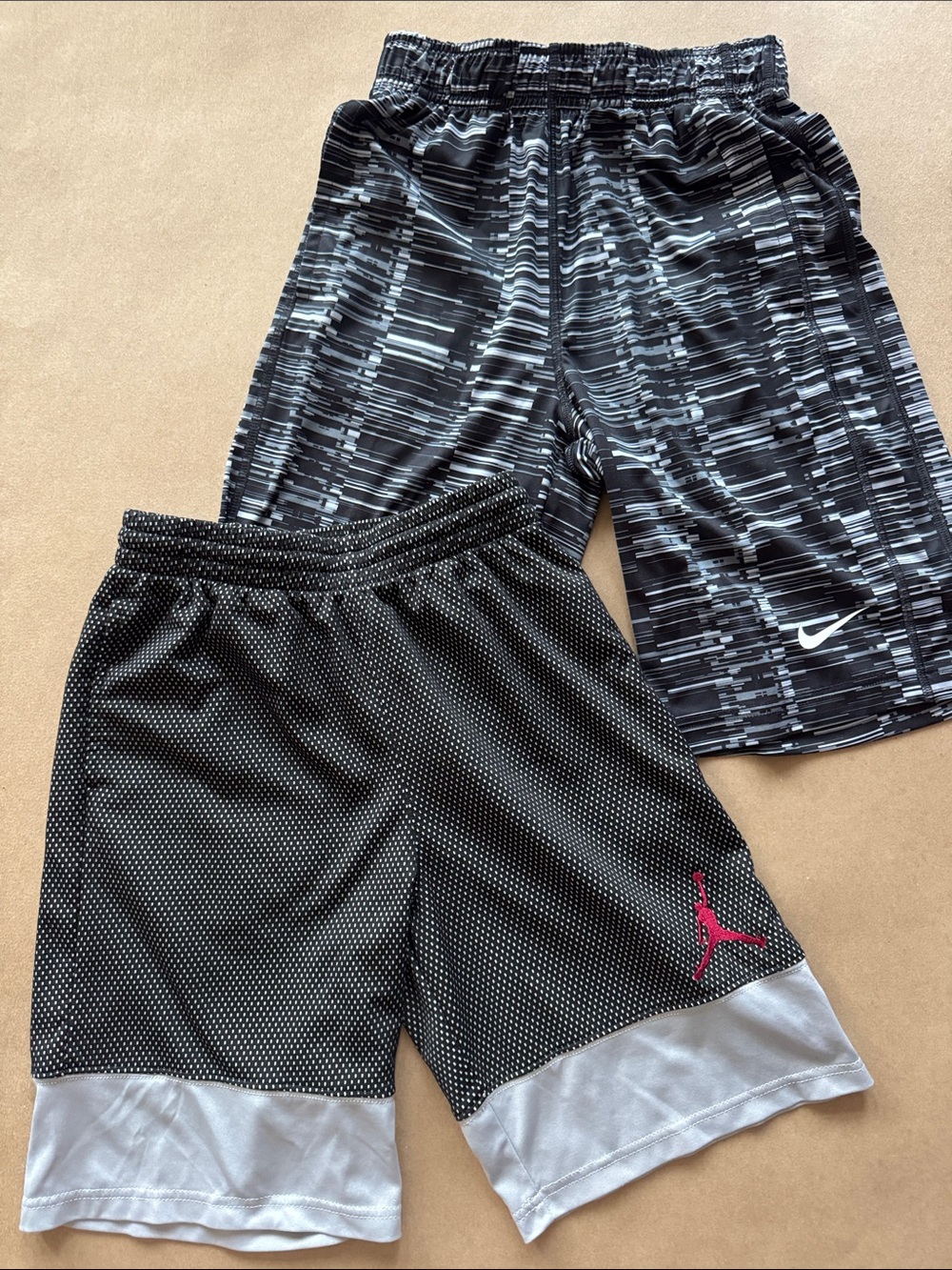 Nike Boys' Black and Gray Athletic Dri-Fit Jordan